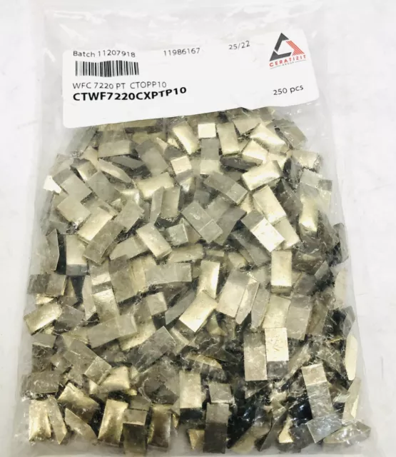 Bag Of 250 Ceratizin Wfc7220 Helical Teeth Grade Ctopp10