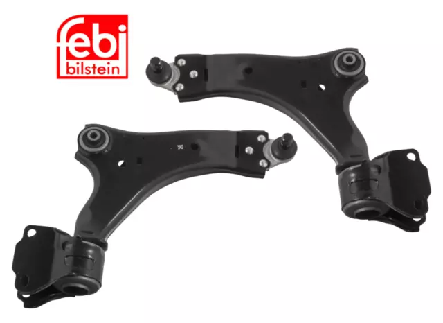 Front Lower Control Arm Assembly Left & Right 2pcs OE Febi for Volvo XC60 10-17