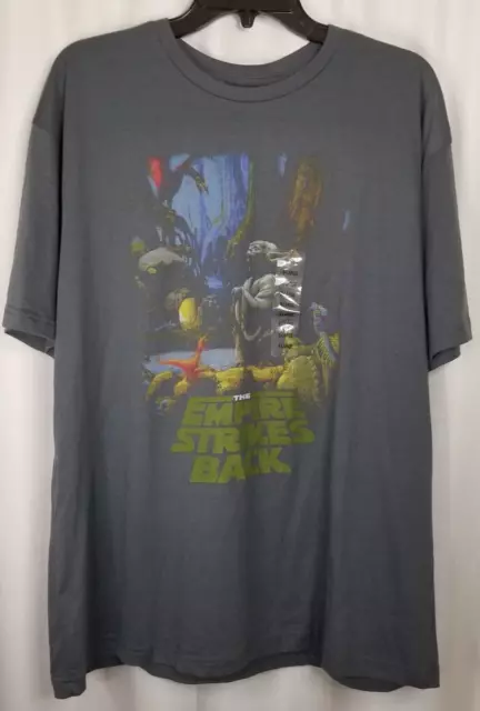 XL Star Wars Empire Strikes Back T-Shirt Gray Unisex V Fifth Sun Super Soft NEW