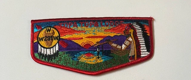 Boy Scout OA 291 Topa Topa Lodge Flap 1999 Banquet Dinner Flap Limited
