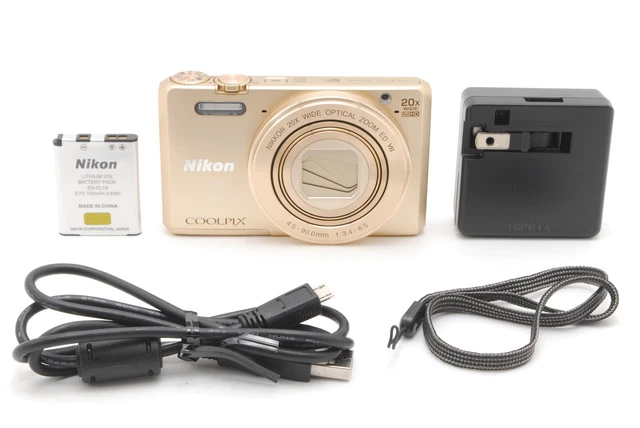 [Top MINT]  Nikon COOLPIX S7000 Gold 16.0MP 20x Digital Camera From JAPAN
