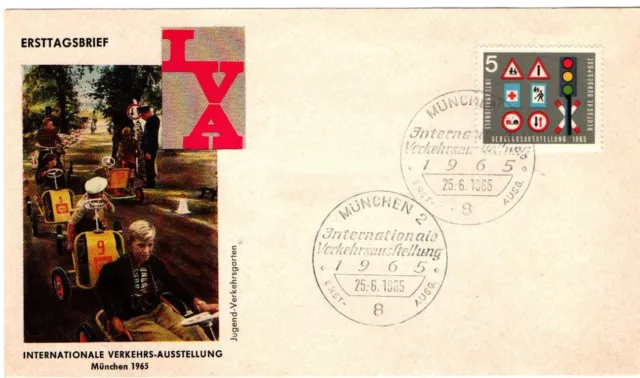 FDC Ersttagsbrief Bund - Internationale Verkehrs-Ausstellung 1965
