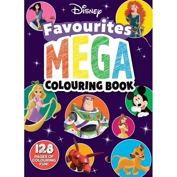 ~ DISNEY FAVOURITES MEGA Colouring Fun Book ~ Winnie the Pooh ~ Woody ...