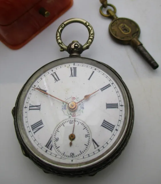 An Antique Late C19th Century French Assayed Silver Pocket Watch ~ Needs TLC.?