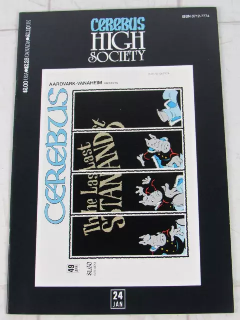 Cerebus: High Society #24 Jan. 1991 Aardvark-Vanaheim