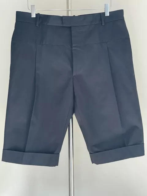 Alexander McQueen Men's Shorts - Navy - IT Size 52; US Size 42