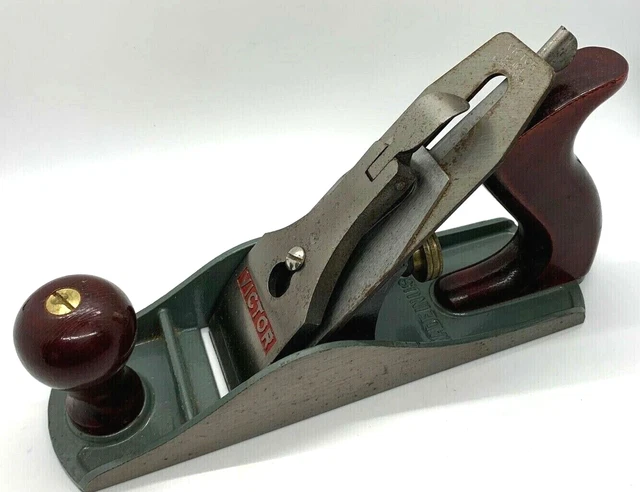 VTG VICTOR USA 2" Wood Block Bench Plane Tool Wooden Handle Stanley 1104 #4 9"
