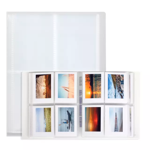 Instax Mini Photo Album Book 208 Pockets 2X3 Polaroid Photo Album, for  Fujifilm
