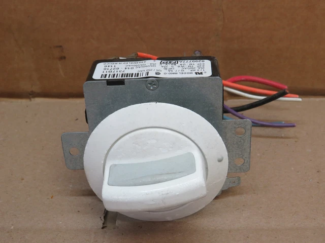 Kenmore Whirlpool Dryer Timer w/ Worn Knob Part # 8299777 8571409