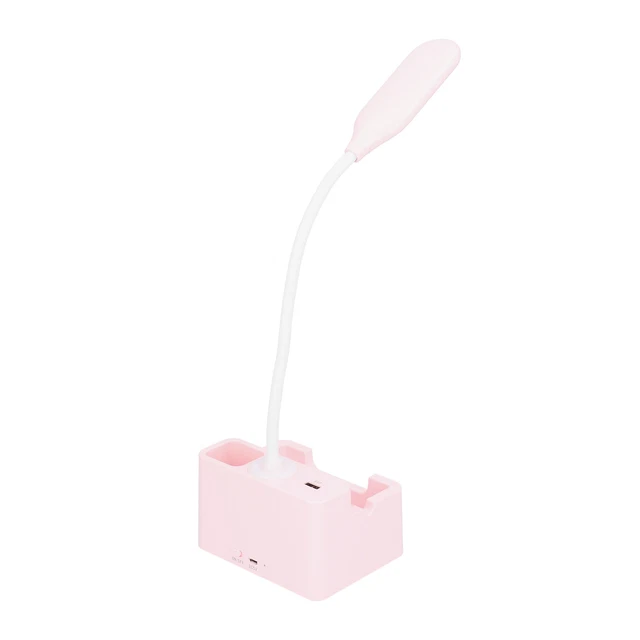 (Pink)Desk Lamp LED Dormitory Lights Multifunctional Foldable For Reading For