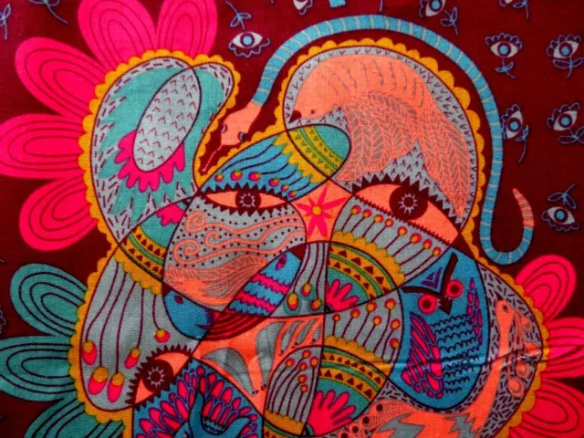 Tambourine Vogel Stoff Fettviertel Baumwolle Handwerk Steppen Anna Maria Horner Gewürz 2