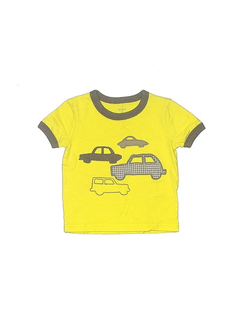 Carter's Boys Yellow Short Sleeve T-Shirt 6 Months