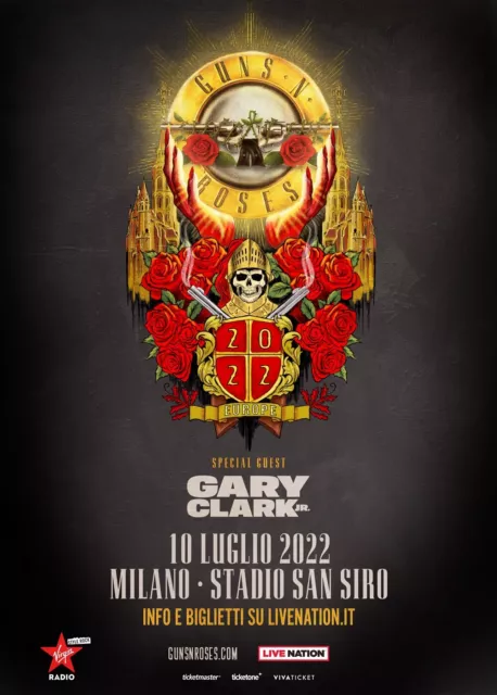 1 Biglietto Gold Guns N' Roses Milano 10/07/2022