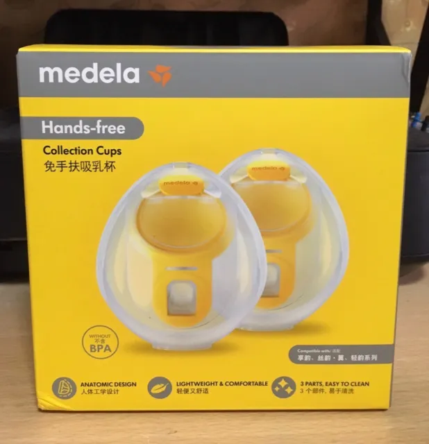 Medela Freestyle Hands-Free COLLECTION CUPS New In Seal Box