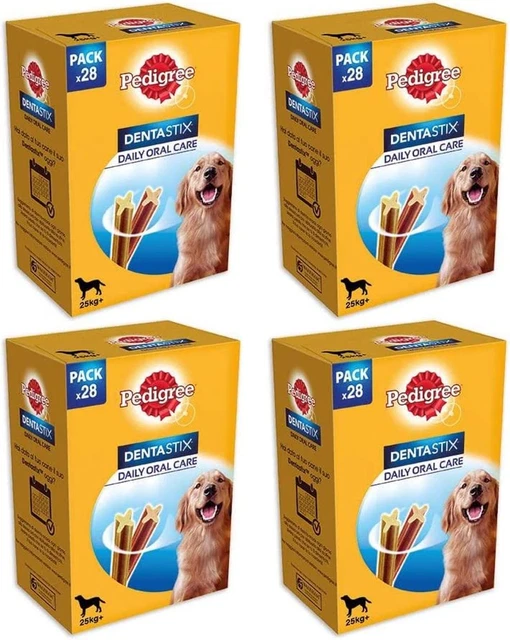 Dentastix Snack per La Igiene Orale (Cane Grande +25 Kg) 270 G 28 Pezzi - 4 Conf