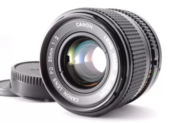 CLA'd *NEAR MINT* Canon New FD NFD 35mm f/2 MF Wide Angle Lens w/ Cap From JAPAN