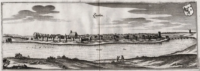 LIPIANY LIPPEHNE PYRZYCKI Polen Polska Poland Merian Kupferstich 1650