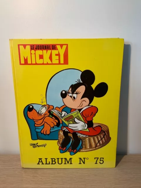 Album / Reliure Mickey n°75. Le journal de Mickey. Walt Disney