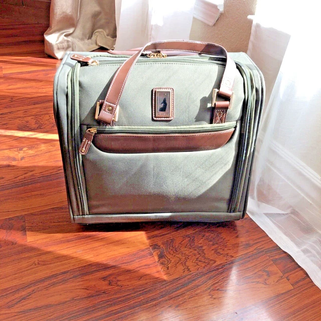 London Fog Under Seat Bag Paddington #1760 Carry On Travel Luggage 15” Wheeled