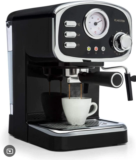 Machine à café expresso cafetière 1100 W 15 bars pression réservoir 1 L - Rouge