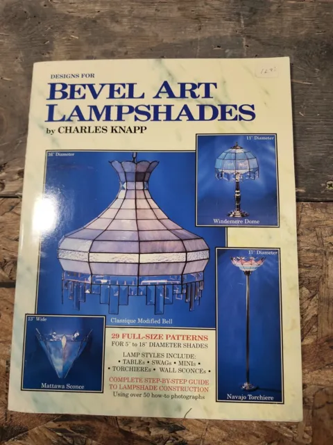 Bevel Art Lampshades Stained Glass Design Book