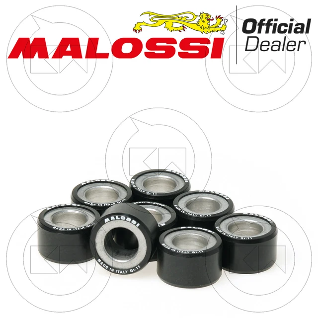 MALOSSI KIT 8 RULLI Ø 25x14,9 gr.11 KYMCO XCITING 400i S ie 4T LC euro 4 2018->