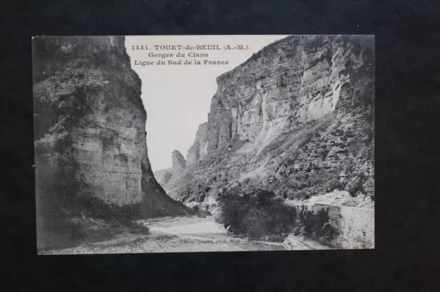 Carte Postale CPA TOUET-DE-BREUIL - Gorges du Cians - Ligne du Sud de la France