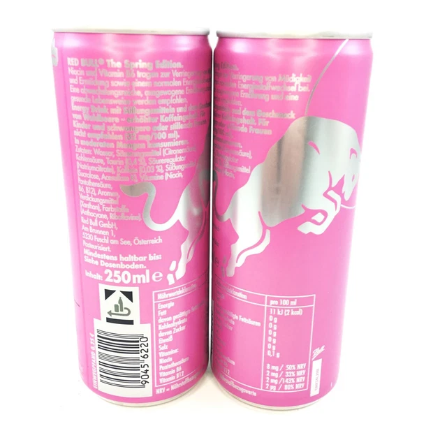 2X RED BULL THE SPRING EDITION 2024 WALDBEERE SUGARFREE 250ml EINWEG