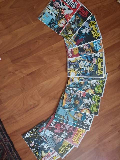 Punisher: War Zone 1-10 (Marvel, 1992) HIGH GRADE duplicates of 5, 6, 7.