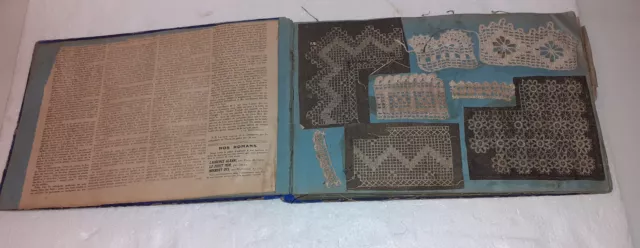 Magnifique Album Pour Ouvrages Des Annees 1920-30 Realisation Dentelles. Crochet 3