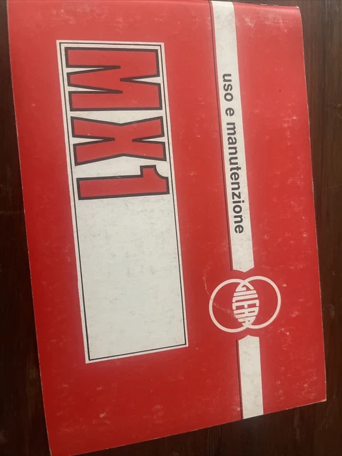 Libretto Uso E Manutenzione Gilera Mx1
