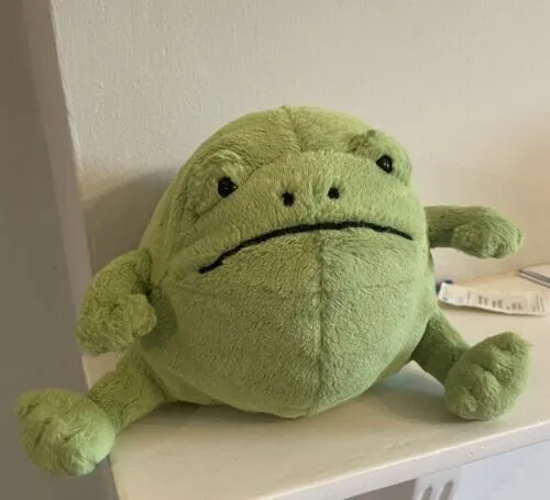 JELLYCAT RICKY RAIN Frog Bag Charm BNWT soft toy with original plastic  packing £19.00 - PicClick UK