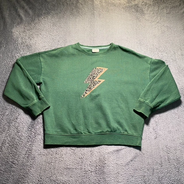Only Sweatshirt Womens Small Green Jumper