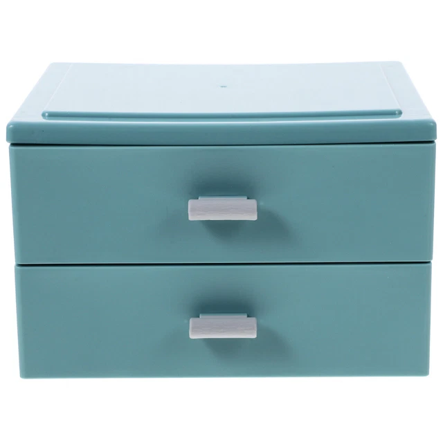Cassettiera Doppia A4 In Legno Non Dipinto - Per Scrivania, Ufficio, Fai Da Te, Dimensioni 33x25x13.5 Cm