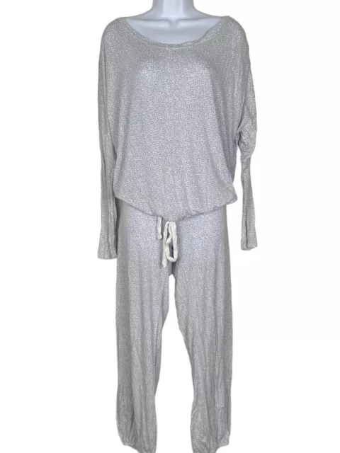 Eberjey Women Pajama light Gray set of 2 pieces Size Large