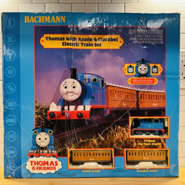 THOMAS THE TRAIN Bachmann 00642 HO Scale Thomas with Annie & Clarabel 2002 SET