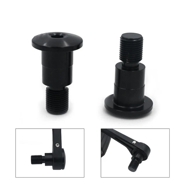 Motorcycle Bar End Mirror Adapter Motorcycle Side Mirrors Right Aluminum Alloy