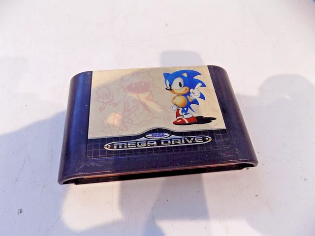 SEGA MEGA DRIVE Sonic The Hedgehog Cartridge Genuine Tested Working £8. ...
