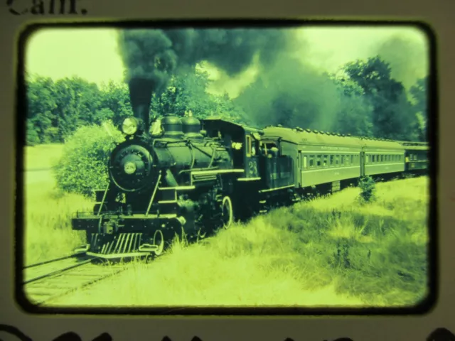 1960er Jahre Sierra Railroad Lokomotive Ralph California CA 35 mm Farbe Foto Folie