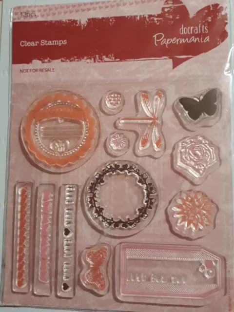 Docrafts Papermania Clear Stamps