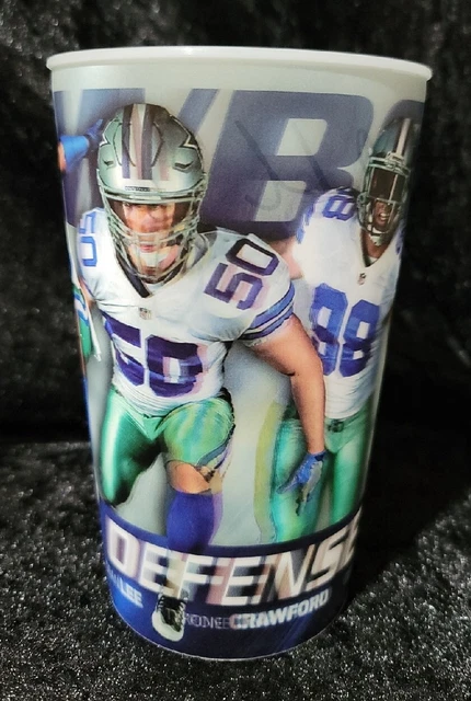Vintage Autographed Lenticular Cup Dallas Cowboys Defense Crawford Lee Smith Vintage Autographed Lenticular Cup Dallas Cowboys Defense Crawford Lee Smith