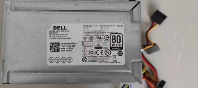 Dell 290W Power Supply for Optiplex 9020 MT B290EM-01 DP/N 0HCTRF