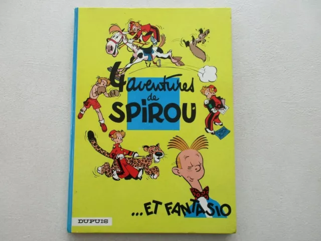 Spirou Et Fantasio T1 Tbe/Ttbe 4 Aventures De Spirou Et Fantasio Reedition 1966