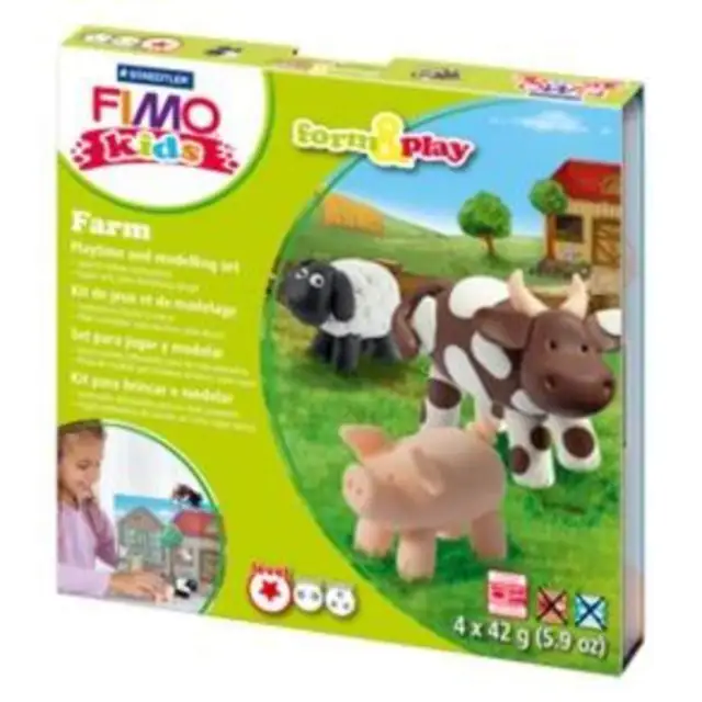 STAEDTLER® FIMO® kids Modelliermasse form&play Farm