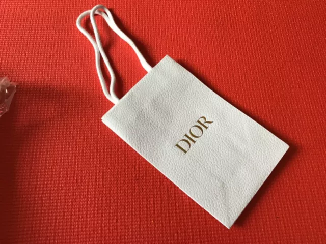 Dior Gift Bag Xmas Black with Silver Logo 35x25x12cm Authentic Brand NEW