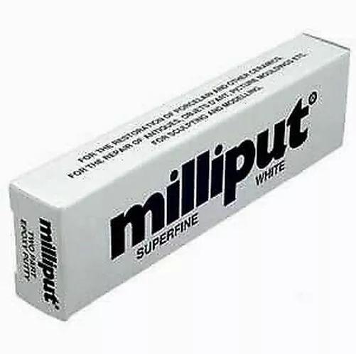 Milliput 3 Superfine White 2-Part Self Hardening Putty