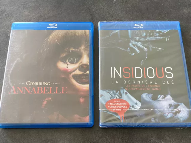 Annabelle + Insidious La Derniere Cle Lot De 2 Bluray Horreur France