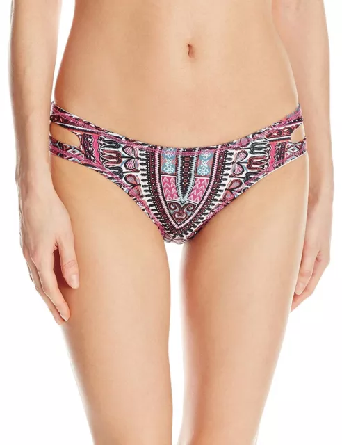 Lucky Brand 144250 Women's Desert Dancer Reversible Basic Bikini Bottom Sz XS 3