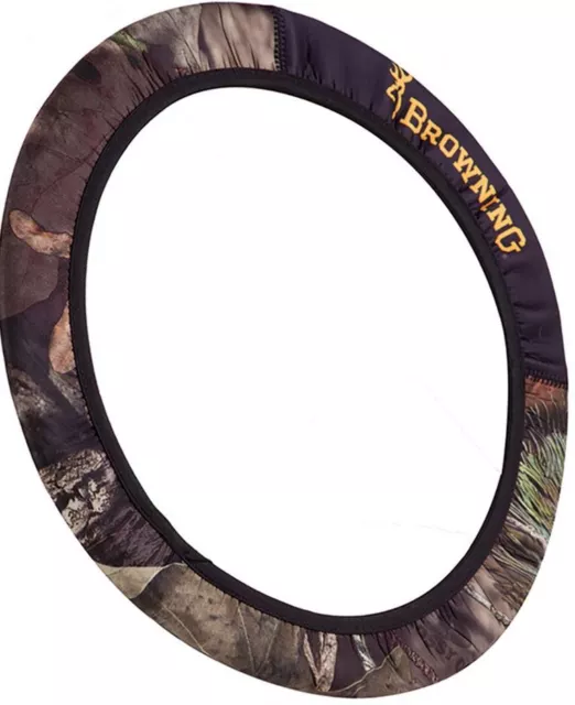 Browning Steering Wheel Cover - Camoflauge With Browning Logo