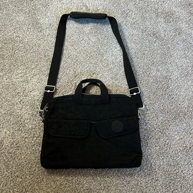 Kipling Laptop Bag Black Shoulder Messenger Bag